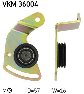 Rolo tensor da correia trapezoidal estriada SKF ref. VKM 36004